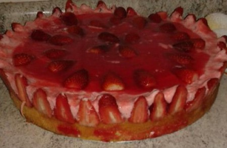tarta de frutillas